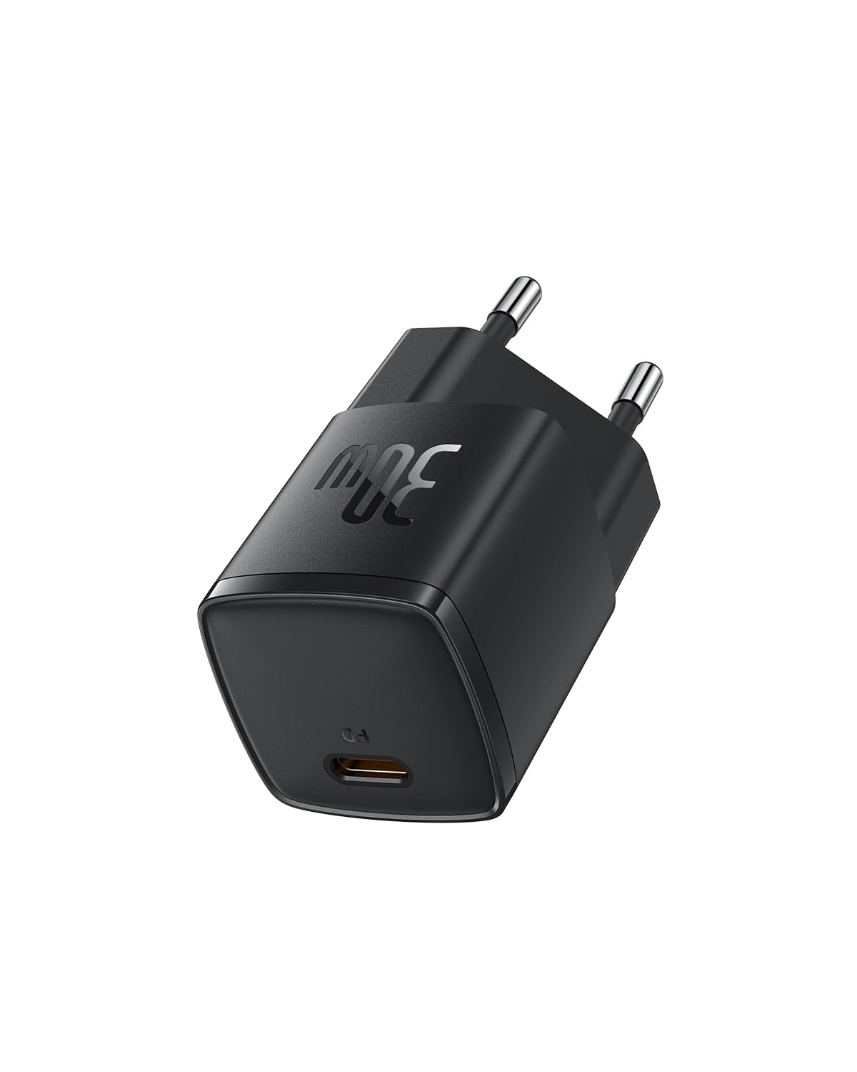 Baseus - Caricatore USB C per cellulare, 30 W, alimentatore di rete per iPhone 15, 14, 13, 12, 11 Pro Max, Samsung Galaxy, ricarica rapida (5 V/3,0 A)