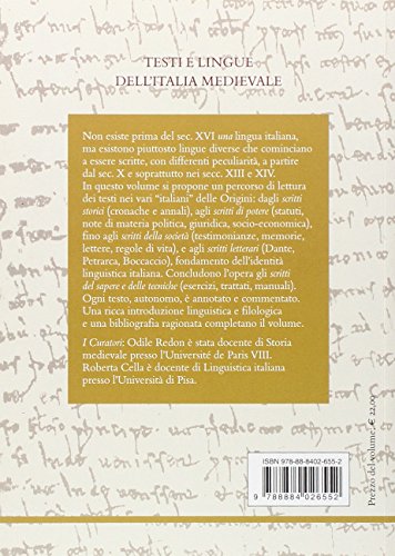 I Testi E Le Lingue Dell'italia Medievale - 2
