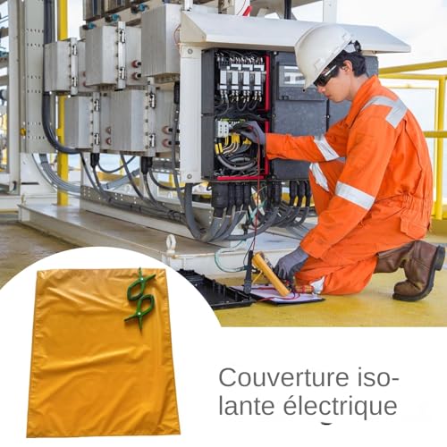 Tapis Isolant Électrique EVA : Sécurité 400V Contrôle Extérieur