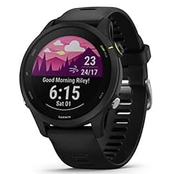 Garmin Forerunner 255 Easy to Use Lightweight GPS Running Smartwatch (Black)