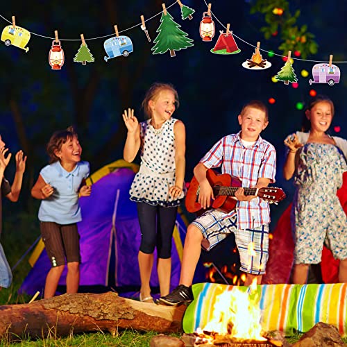 39 Pcs Happy Camper Bulletin Board Decorations — view 5