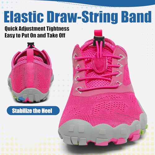 Image of SAGUARO Womens Mens Barefoot Shoes Minimalist Trail Runner Wide Toe Box Zero Drop Outdoor Cross Training Shoe