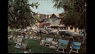 Summer Art Shows, The Bavarian Village Leavenworth, Washington WA Original Vintage Postcard