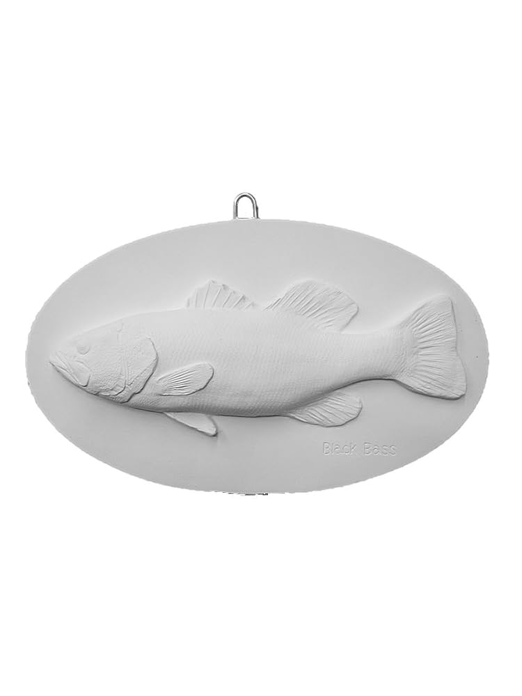 魚の彫刻 石製 箱入り Amazon.co.jp: 石膏像 L－634 魚（ブラックバス）レリーフ