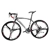 EUROBIKE HY XC550 700C Road Bike 21 Speed for Adults Men and Women | Road Bicycle, Disc Brake, Race Bike, for Beginner to Intermediate Bicycle Riders