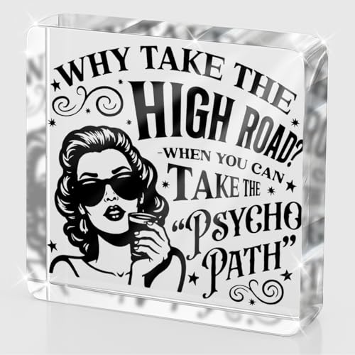 Retro Funny Psychopath Office Desk Decor Office Home Shelf Decor