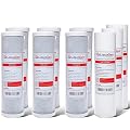 LiquaGen - 3 Pack Replacement Pre-Filter Set for Reverse Osmosis Water Filter Systems (Stage 1,2 & 3) | Highly Compatible Ultrapure Water Purifier Filter Kit with Carbon & Sediment Pre Filter