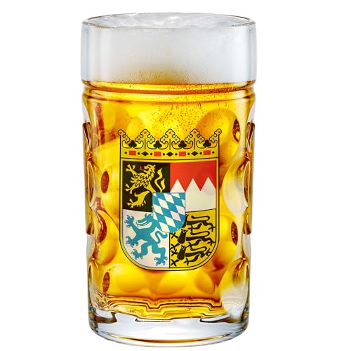 Burns Glass 44 Oz Large German Classic Beer Mugs
