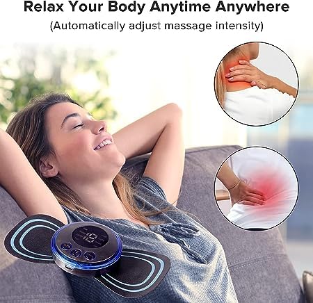 SELLCORP Foot/Body Massager,Portable Wireless Rechargeable Foot and Body Pain Relief EMS Massage Machine with 8 Modes/14 Levels Therapy Mate for Legs,Foot,Neck,Arms for Men and Women SELLCORP Foot/Body Massager,Portable Wireless Rechargeable Foot and Body Pain Relief EMS Massage Machine with 8 Modes/14 Levels Therapy Mate for Legs,Foot,Neck,Arms for Men and Women