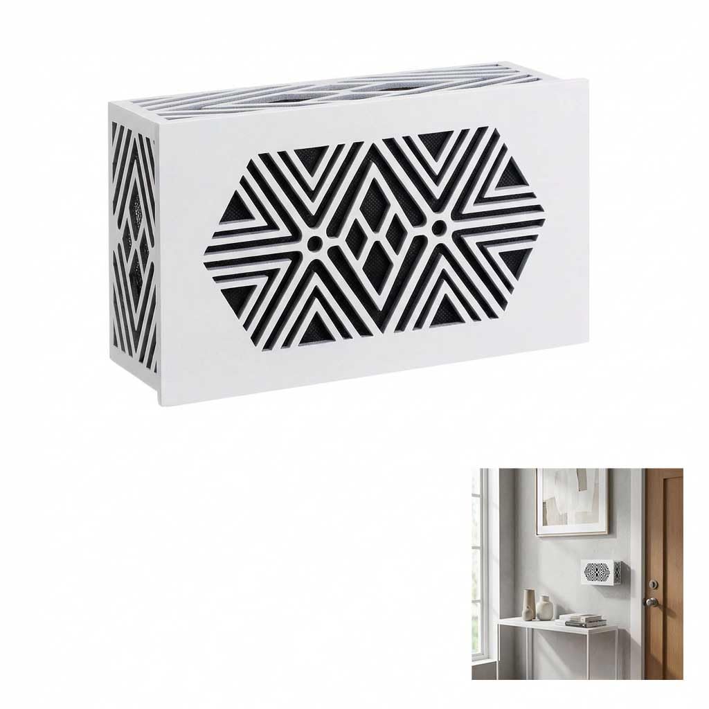 Wooden Doorbell Chime Cover Box – Decorative Thickened Doorbell Plate for Indoor/Outdoor Use, Easy to Install, Stylish Wall-Mounted Home Accent