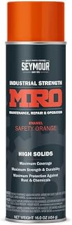SEYMOUR 620-1451 Industrial MRO High Solids Spray Paint, Safety Orange