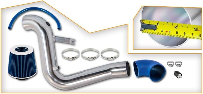 Cold Air Intake Kit & Blue Filter Combo for Chevrolet Cavalier Z24 1995-2002 2.3/2.4L Engine