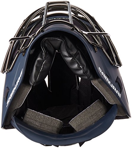 Mizuno Youth G4 Samurai Catcher's Helmet, Navy #TOP6