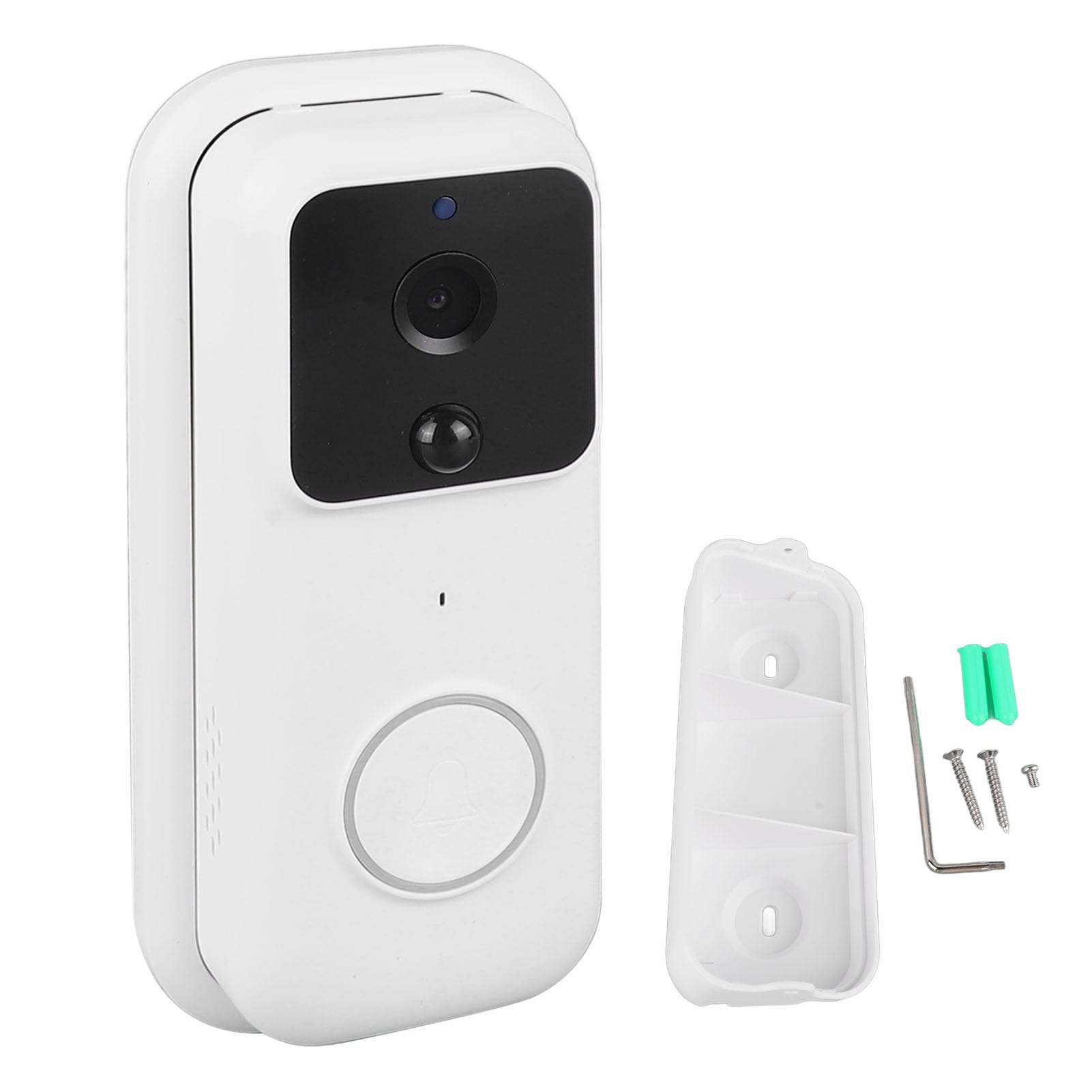 Videocitofono, Videocamera per Campanello con Campanello Video Intelligente WiFi Bidirezionale 1080p per Casa