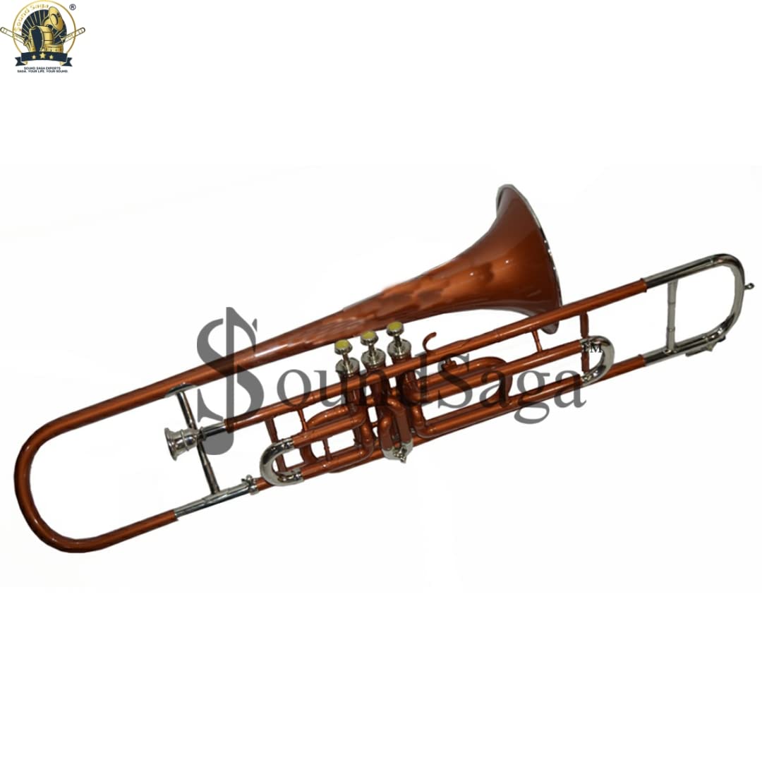 Modello Miniatura Trombone In Ottone Dorato - Regalo Per Musicisti, Decorazione Per Scrivania E Libreria - Foto 9