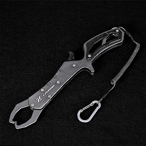 フィッシュリップグリッパーフローティング、アルミ合金折りたたみ式フィッシングプライヤー、アルミ合金リップグリップ、海水リップグリップツール、フィッシュリップグリッパー 9枚目