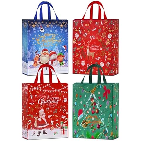 AhfuLife Extra Large Christmas Gift Bags Cover
