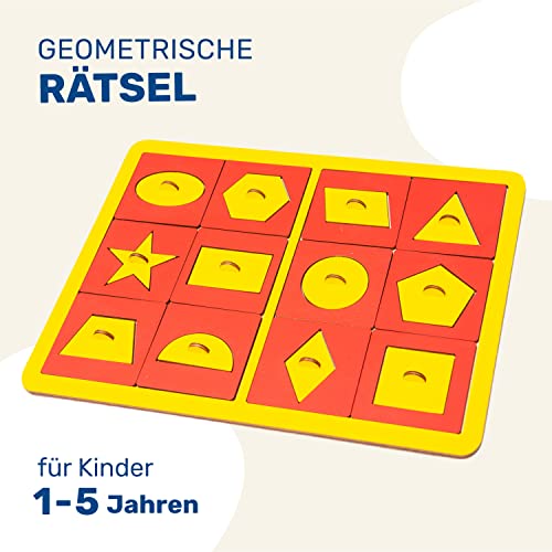 KIRO TOYS Puzzle in legno a partire da 1 2 3 anni