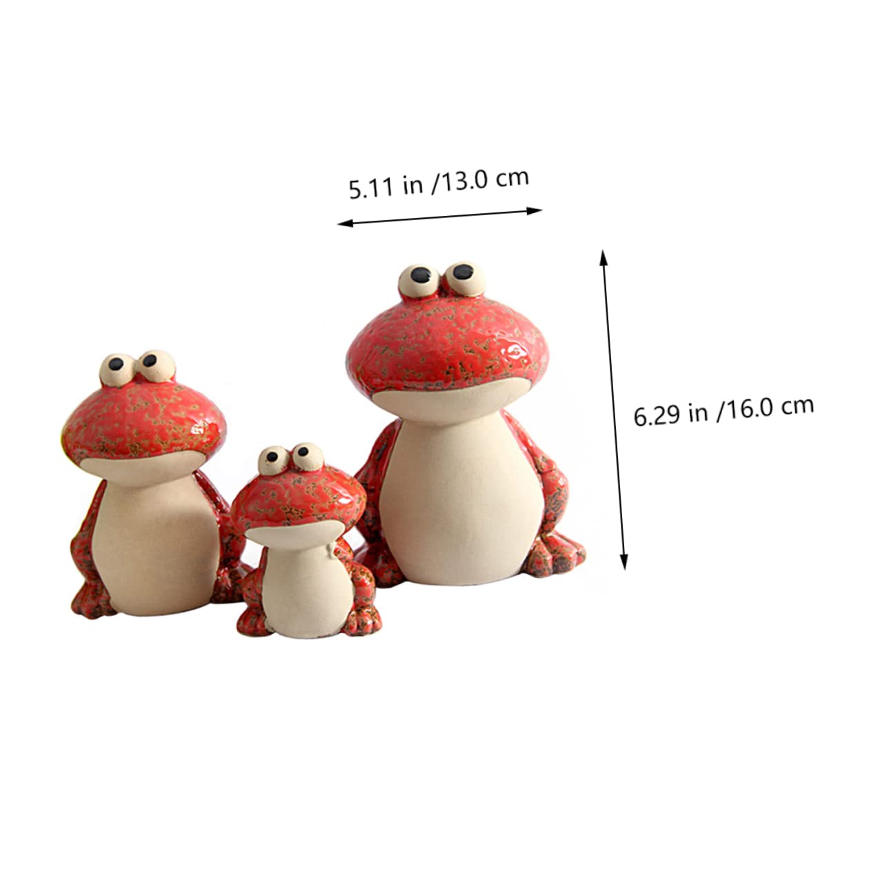 1satz Miniatur Frosch Figuren Teiliges Und Wohnaccessoires Lustige Familie Von Fröschen Für Geburtstage Und Frühlingsdeko