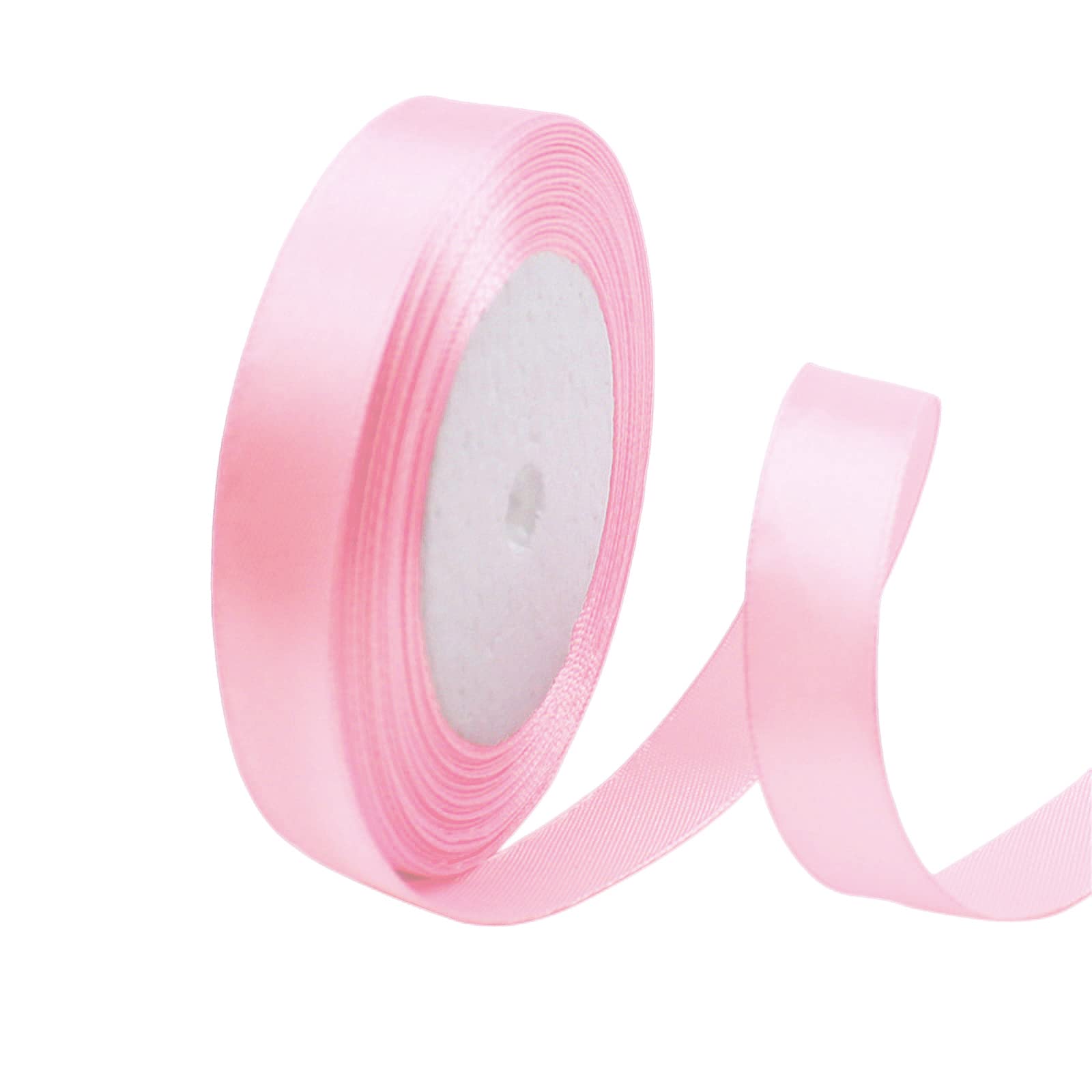 Champagne Gold Satin Ribbon 10mm, 23 Meters Champagne Fabric Ribbons Double Sided Silk Ribbons for Gift Wrapping, Crafting, Hair Bows, Balloons, Wreaths, Cakes, Wedding Party, Christmas Decoration — view 176