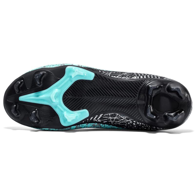 Men's Football Shoes Indoor and Outward Football Training Sports Shoes Professional high -top Football Boots Breathable FG Nail Shoes2