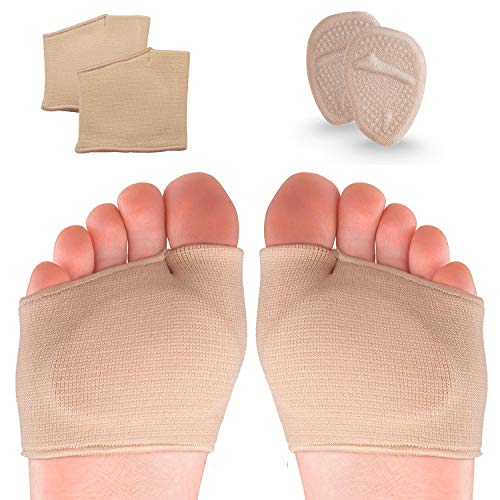 Metatarsal Pads, Ball of Foot Cushions, Soft Gel Foot Pads for Foot Instant Pain Relief
