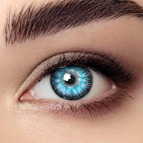 Colored Contact Storage Organizer Case Set Beautiful for Cosplay Christmas Party (E-01)