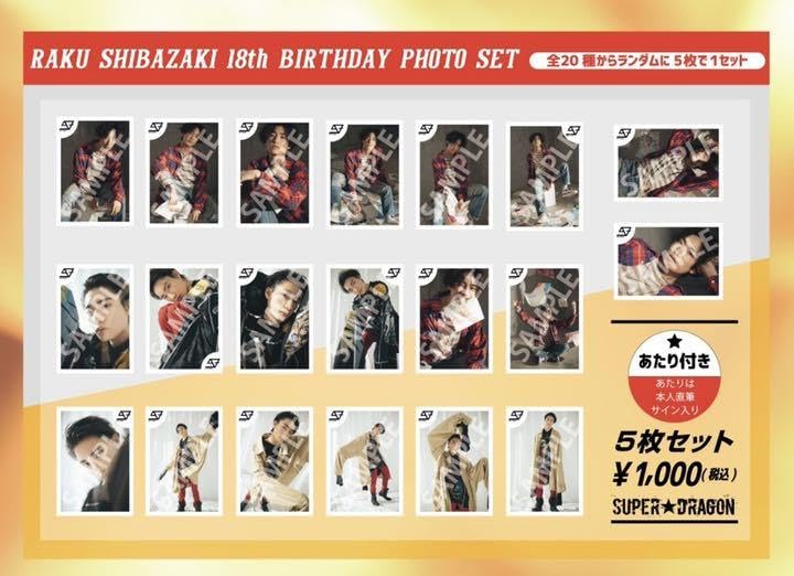 Amazon.co.jp: 柴崎楽 生誕生写真 コンプセット SUPERDRAGON ホビー