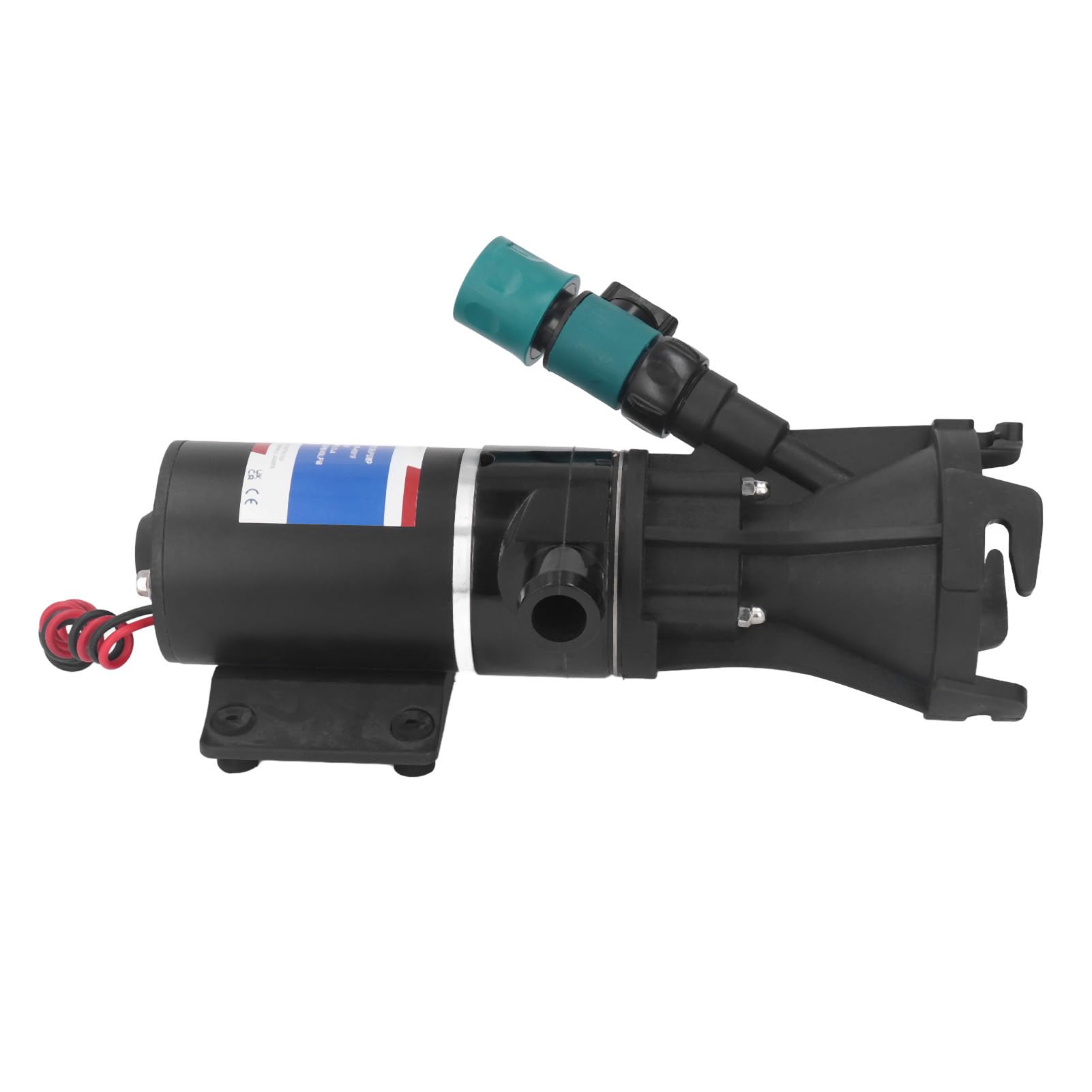 Pompa Maceratore 12V con Valvola di Scarico, Controllo 'interruttore della Pompa di Scarico delle Acque Reflue Protezione da Surriscaldamento per Barca Marina12GPM 45LPM