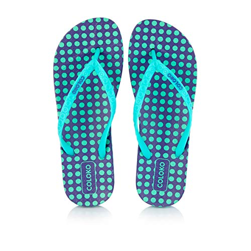 Tongs anatomiques Coloko Laelia violettes pour vos balades d'été
