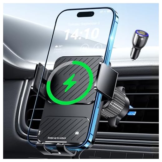15W Auto-Clamping Vent Charger Mount