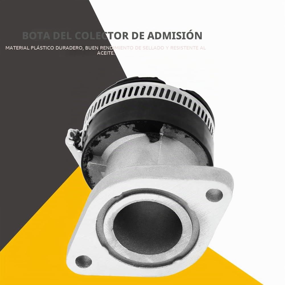 Qiilu Junta de arranque de carburador de colector de admisión para Yamaha Bear Tracker 250 1999-2004