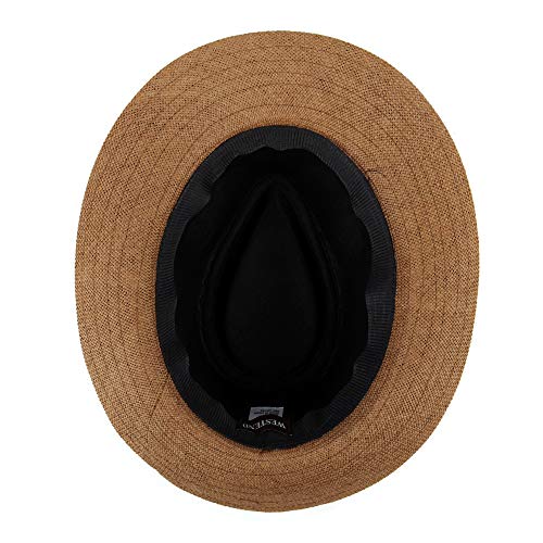 Westend Unisex Summer Wide Brim Fedora - Hats For Men & Women + Panama Hats & Straw Hats #TOP1