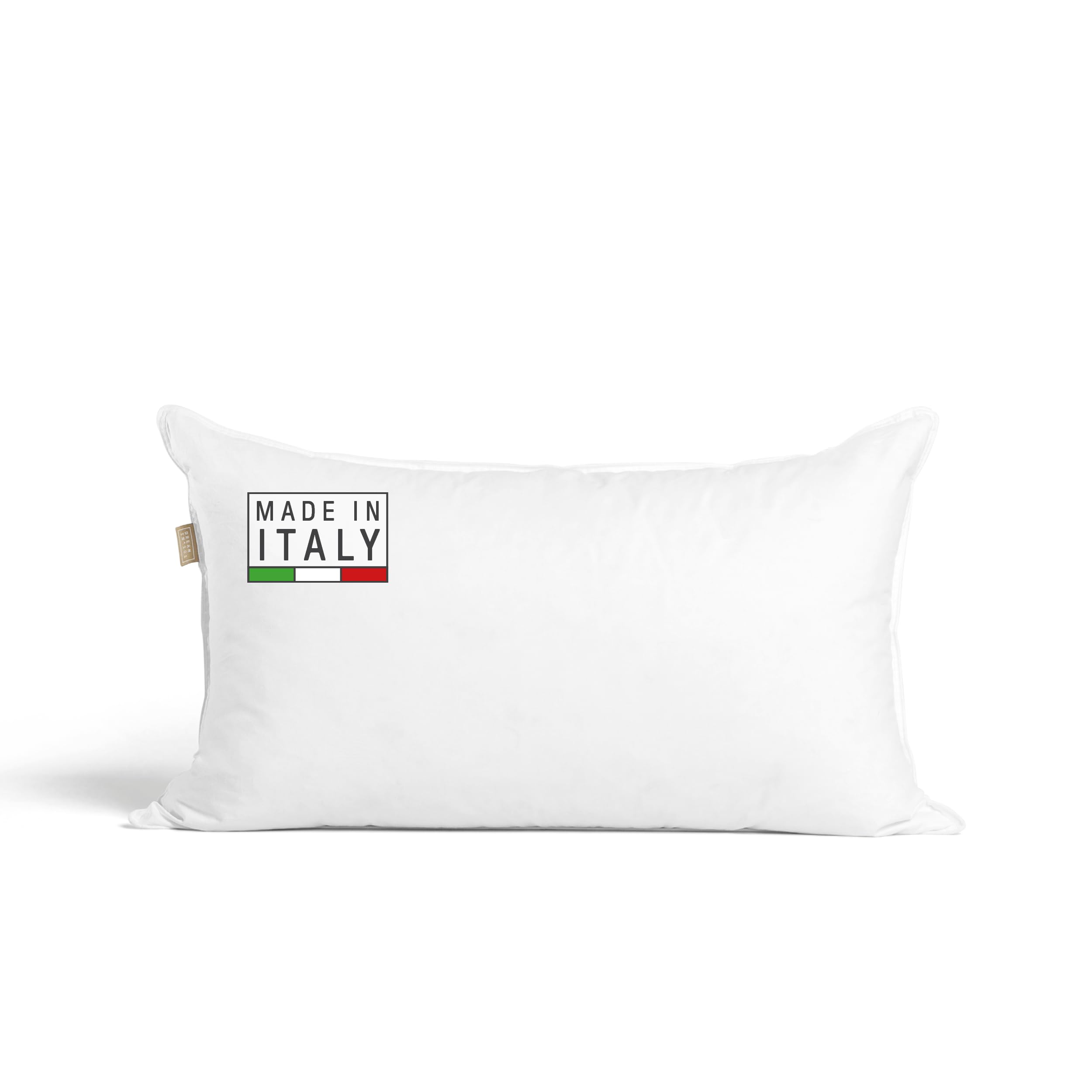 DREAMIN*101 - Cuscino Letto Ipoallergenico Doppia Imbottitura Piumino Piumetta Morbido Strutturato, Guanciale Letto Traspirante con Federa Cotone, Cuscini Letto Made in Italy 50x80, Royal (Alto 13 cm)