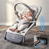 Hamaca Bebé Electrica, Gris Perlado