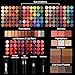 Professional Big Makeup Kit for Teens Girls & Women Full Kit, Beauty Case with Beginner Cosmetics Sets, All-in-One Make Up Gift Box with Lipgloss, Eyeshadow,Blush,Highlight,Brow&Liner Pens,Brush,etc