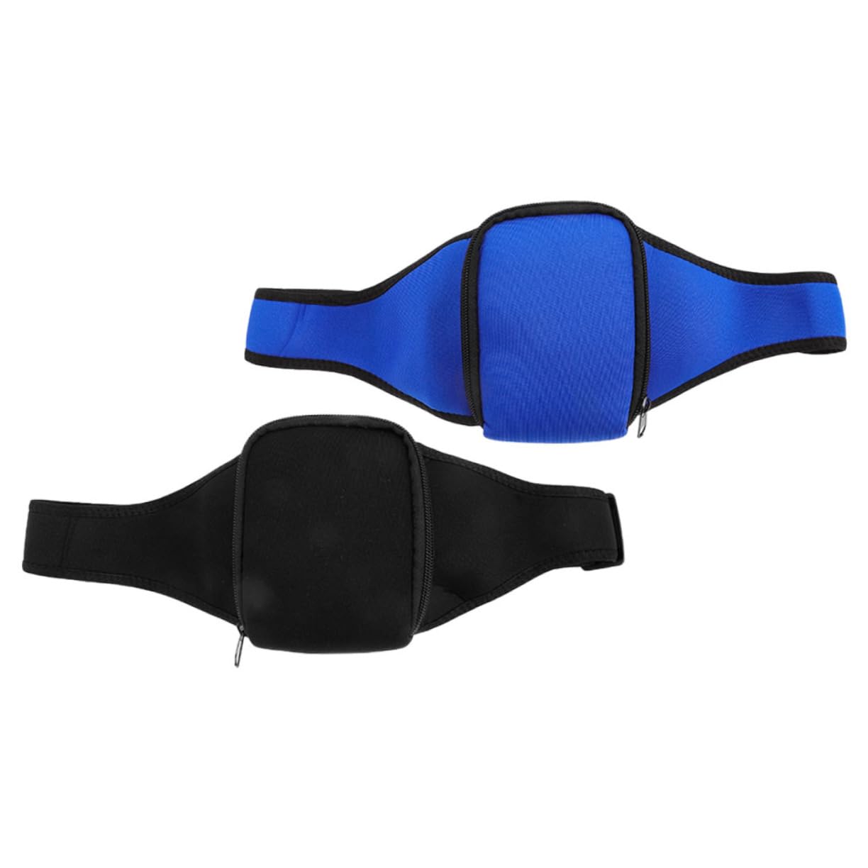 FUNOMOCYA 2Pcs Microphone Belt Pouch for Fitness Instructors Durable Neoprene Mic Carrier Bag for Workout Yoga Running Stylish and Concealable Design