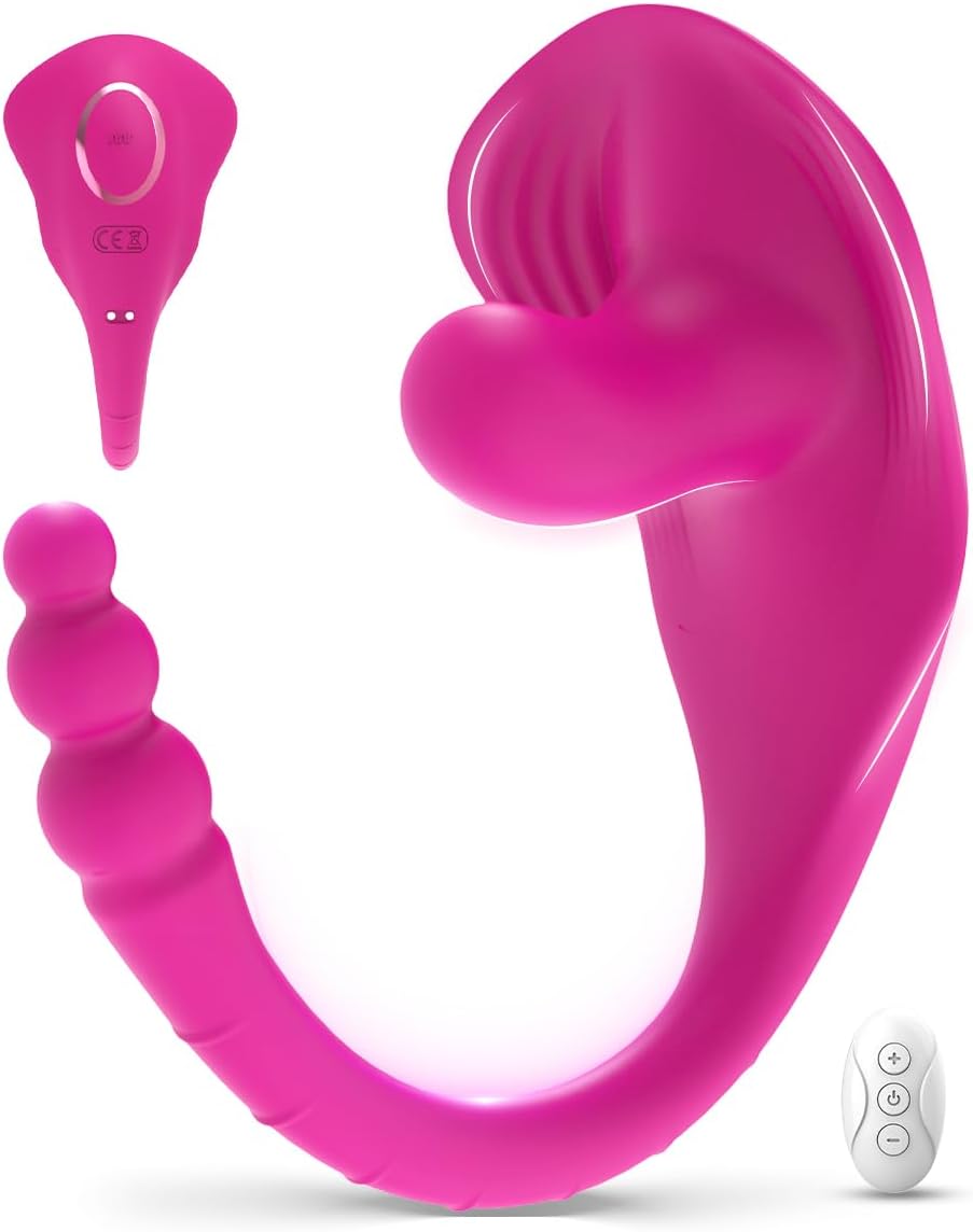 Portable App Controlled Viboatos Long Distance,Travel Wearable Vibrate Panties Remote Virabto Control Toys Underwear for Women Panties Device for her On Date Night C260220s1117f04E (C7 Rose Red)