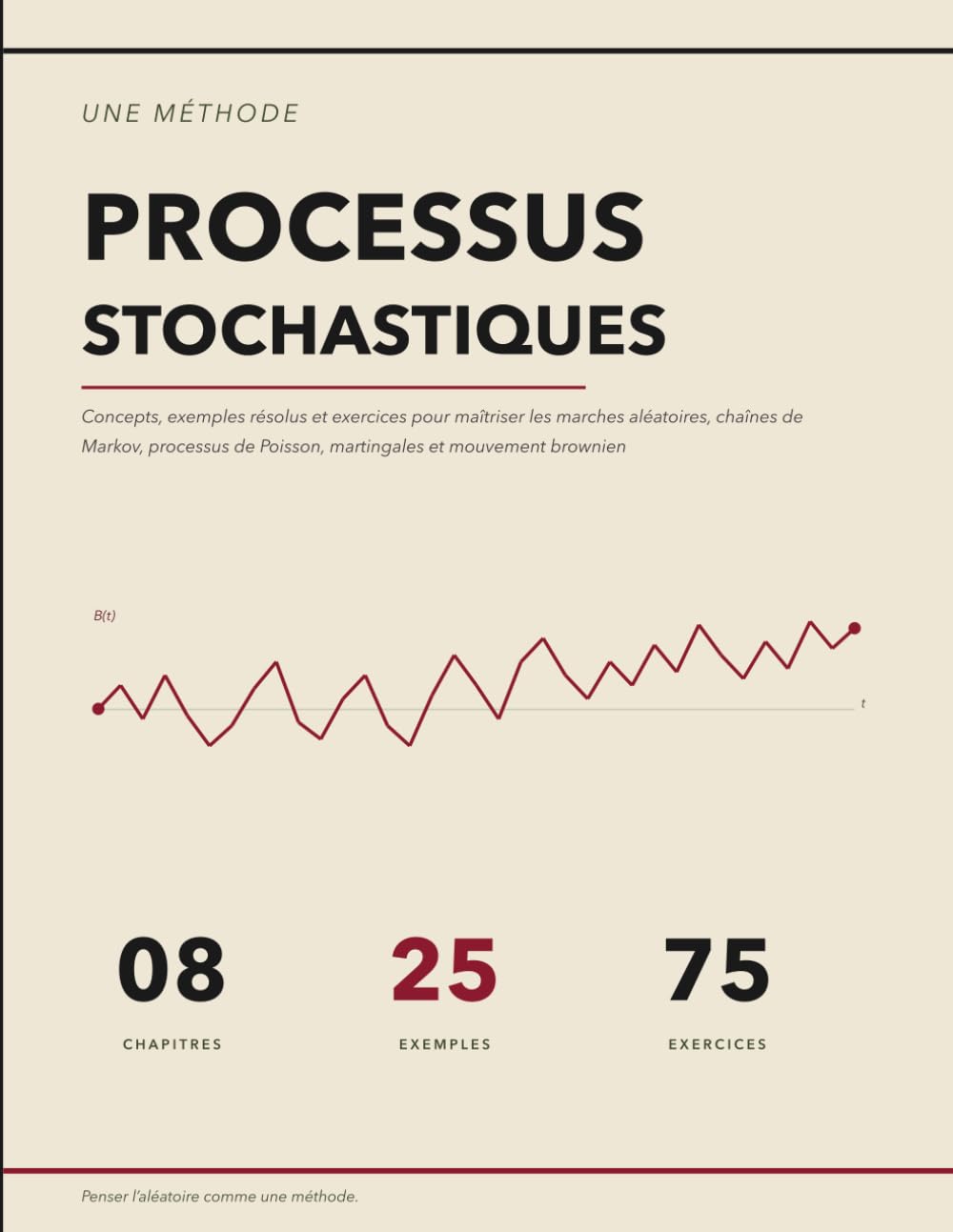 La Méthode des Processus Stochastiques: Concepts, Exemples Résolus et Exercices Corrigés pour Maîtriser les Marches Aléatoires, Chaînes de Markov, ... de Poisson, Martingales et Mouvement Brownien