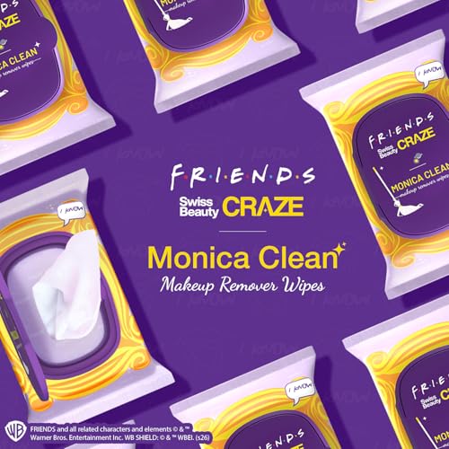 Image of Swiss Beauty Craze Monica Clean Makeup Remover Wipes | Clean & Fresh | Zero Makeup Residue | Soft & Hydrating | 30 Pieces | Easy To Use