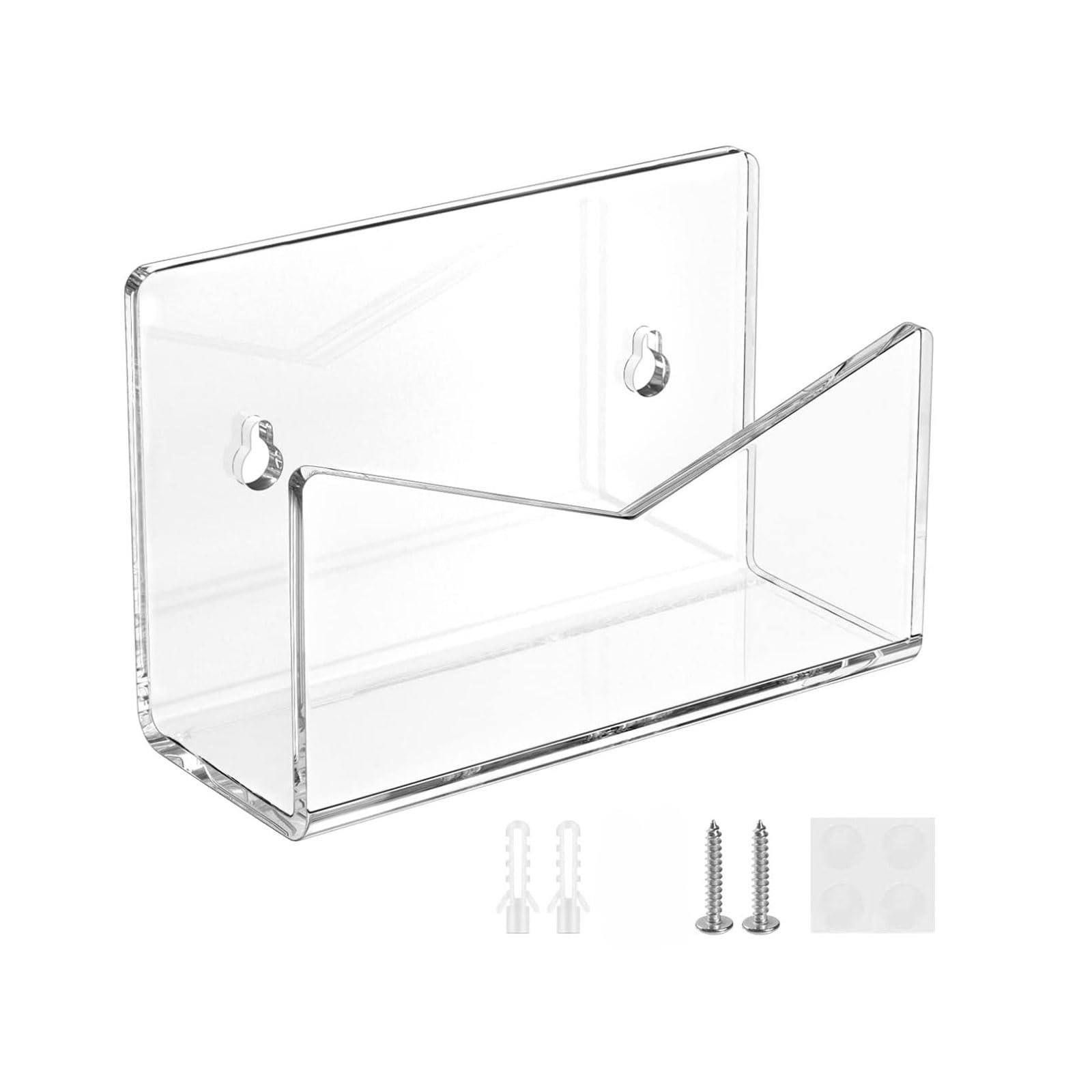 Xjdzineq Envelope Container Wall Mounted Mail Organizer Countertop Letter Sorter Rack for Offices Document Holder Shelf Countertop Letter Holder