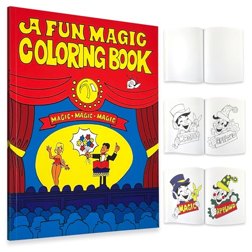 Royal Magic Coloring Book – Classic Magic Trick for Kids and Adults, Easy-to-Do Magic Tricks for Beginners, Fun Magic Book with Amazing Transformations, Great for Magic Tricks for Kids Age 6-8