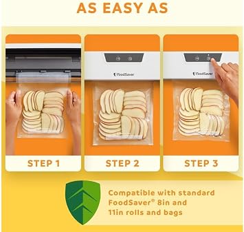 FoodSaver 2187313 Food Vacuum Sealer White White