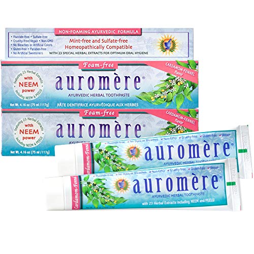 Auromere Cardamom-Fennel Toothpaste