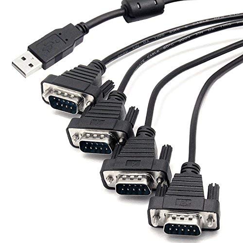 Convertisseur USB vers RS-232 quadruple port de type hub série UT-8814 Hyaline&Dora