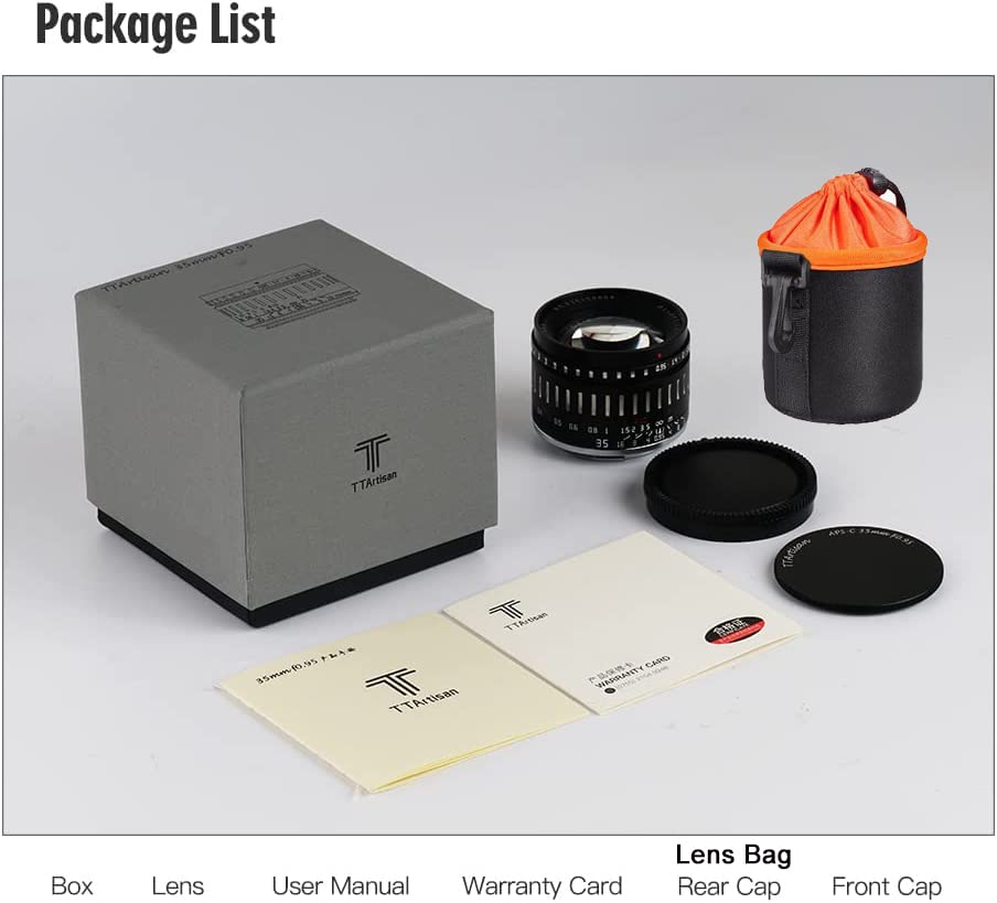 Amazon.com : TTArtisan 35mm F0.95 APS-C Large Aperture Manual