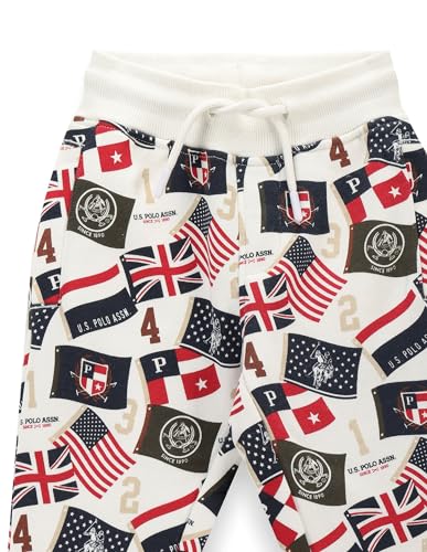 Image of U.S. POLO ASSN. Kids Regular fit Boys Cotton Track Pants