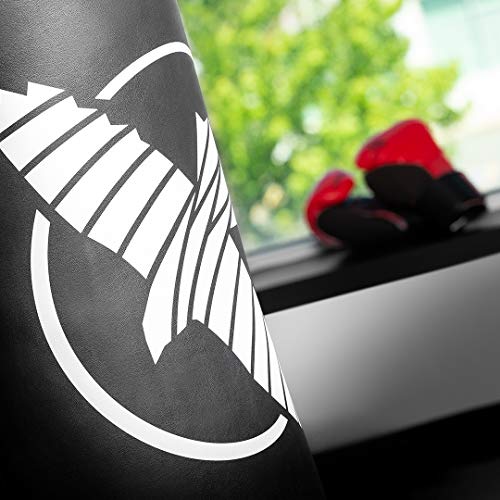 Image of Hayabusa Engineered Leather Heavy Punching Bag - Unfilled - Black, 5 Feet