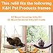 K&H Pet Products EZ Mount Window Cat Scratcher Kitty Sill Cradle REFILL ONLY (frame not included) Cardboard 11 X 20 X 2 Inches