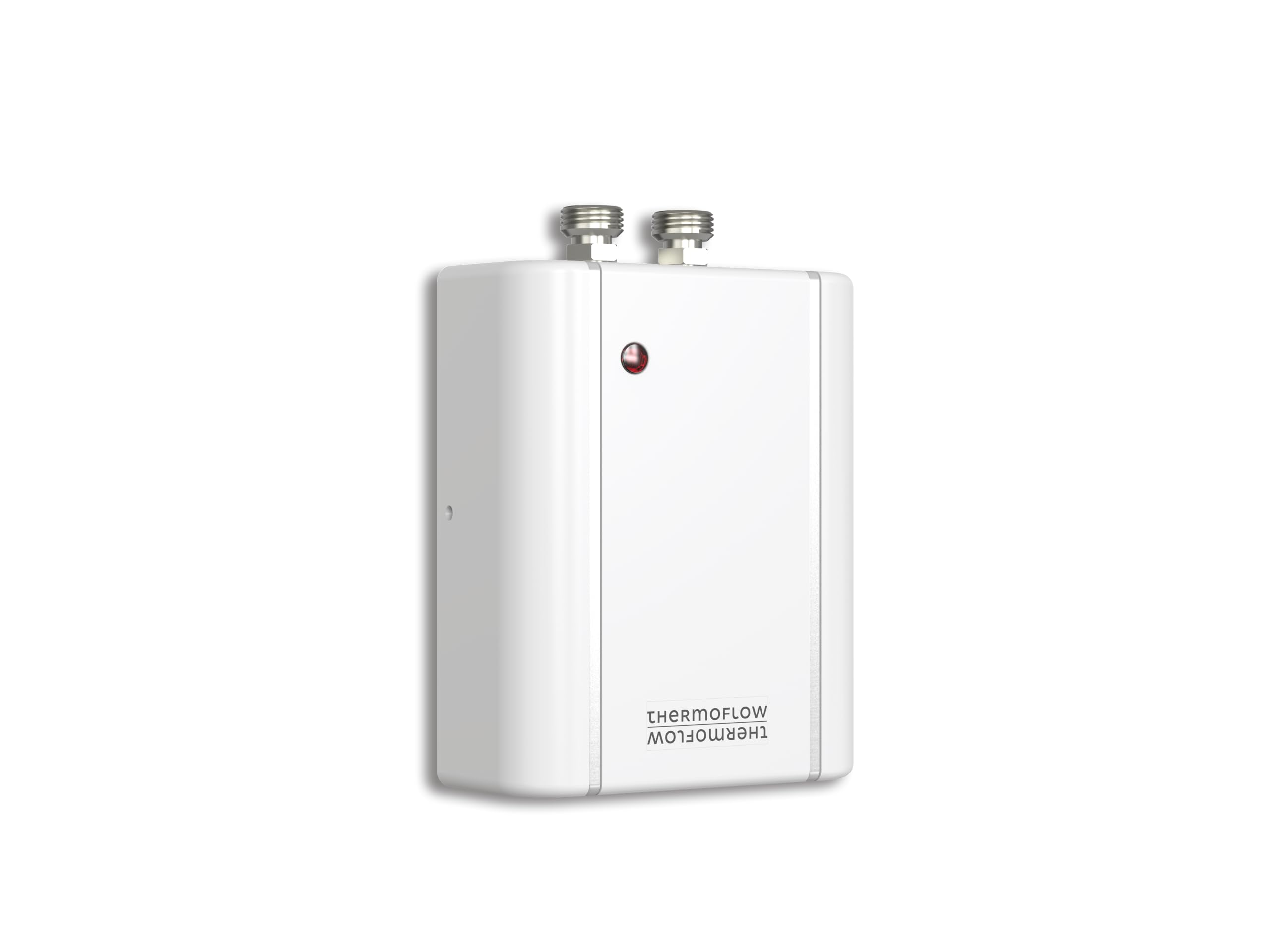 Thermoflow Elex 3,5 kW Klein-Durchlauferhitzer / 230 V/druckloser Durchlauferhitzer/Warmwasser bis 25 °C/G 3/8“ Anschluss / 2 L/min/für Waschbecken oder Küchenspülen